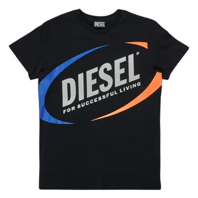 Diesel MTEDMOS Rövid ujjú pólók Fekete