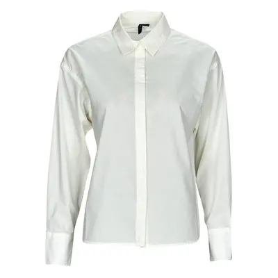 Vero Moda VMMELIA LS SHIRT WVN NOOS Ingek / Blúzok Fehér