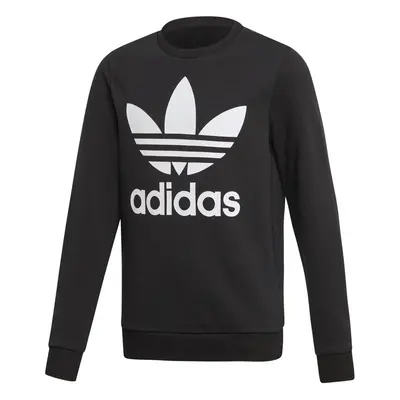 adidas TREFOIL CREW Pulóverek Fekete