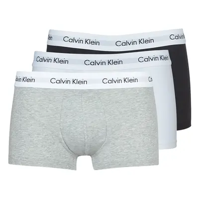 Calvin Klein Jeans COTTON STRECH LOW RISE TRUNK X 3 Boxerek Fekete