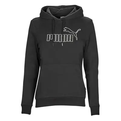 Puma ELEVATED HOODIE Pulóverek Fekete