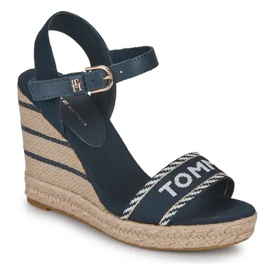 Tommy Hilfiger SEASONAL WEBBING WEDGE Szandálok / Saruk Tengerész