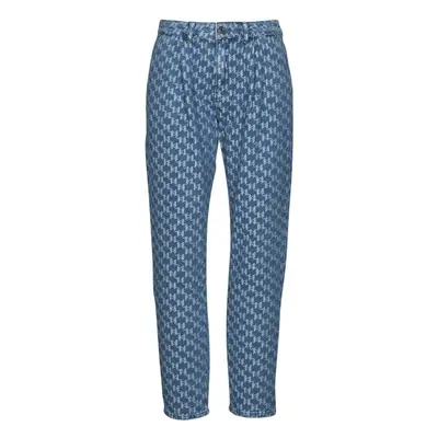 Karl Lagerfeld TAPERED MONOGRAM JCQ DENIMS Egyenes szárú farmerek Kék