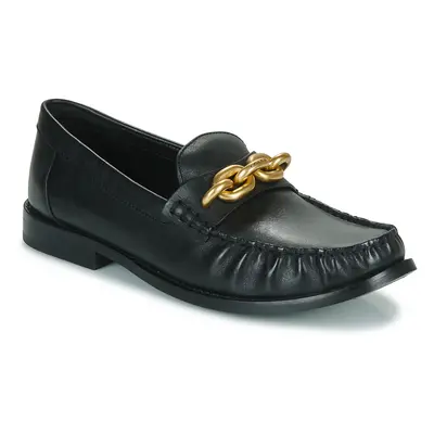 Coach JESS LEATHER LOAFER Mokkaszínek Fekete