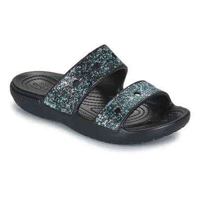 Crocs Classic Crocs Glitter Sandal K Papucsok Fekete