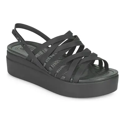 Crocs CROCS BROOKLYN STRAPPY LOWWDGW Szandálok / Saruk Fekete