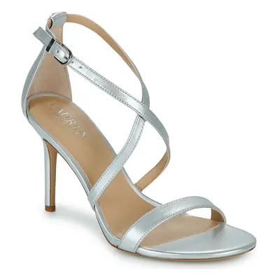 Lauren Ralph Lauren GABRIELE-SANDALS-HEEL SANDAL Szandálok / Saruk Ezüst