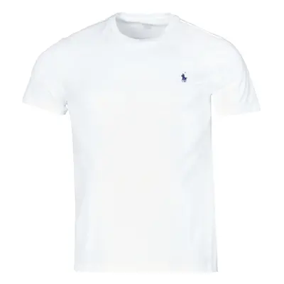 Polo Ralph Lauren T-SHIRT AJUSTE COL ROND EN COTON LOGO PONY PLAYER Rövid ujjú pólók Fehér