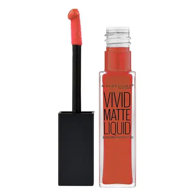 Maybelline New York Vivid Matte Liquid Lipstick - 25 Orange Shot Rúzs Narancssárga