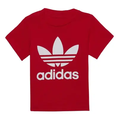 adidas TREFOIL TEE Rövid ujjú pólók Piros