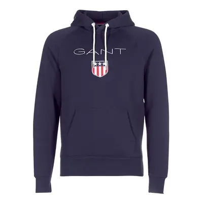 Gant GANT SHIELD SWEAT HOODIE Pulóverek Kék