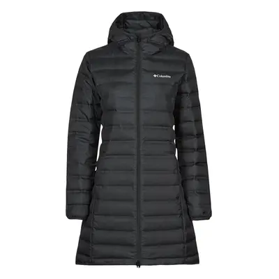 Columbia LAKE DOWN LONG HOODED JACKET Steppelt kabátok Fekete