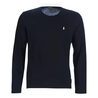 Polo Ralph Lauren L/S CREW SLEEP TOP Hosszú ujjú pólók Fekete