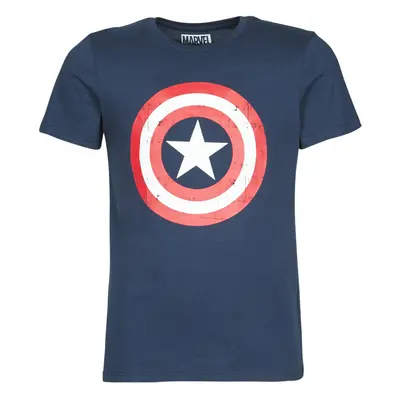 Yurban MARVEL CAPTAIN AMERICA LOGO Rövid ujjú pólók Kék