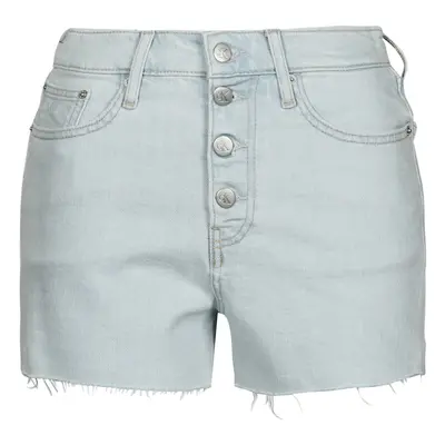 Calvin Klein Jeans HIGH RISE SHORT Rövidnadrágok Kék