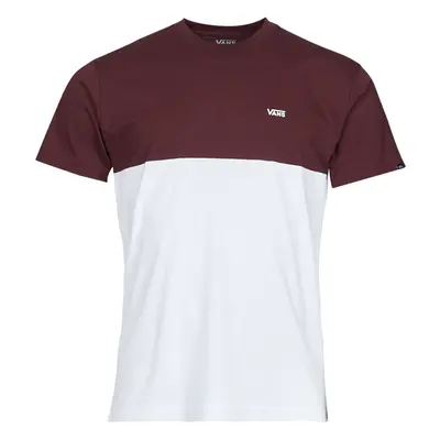 Vans COLORBLOCK TEE Rövid ujjú pólók Fehér