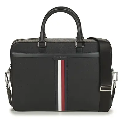 Tommy Hilfiger TH COATED CANVAS COMPUTER BAG Aktatáskák / Irattáskák Fekete