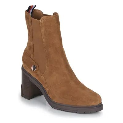 Tommy Hilfiger Outdoor High Heel Boot Bokacsizmák Barna