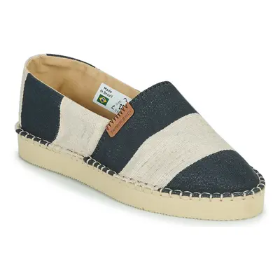 Havaianas ESPADRILLE CLASSIC FLATFORM ECO Gyékény talpú cipők Fekete