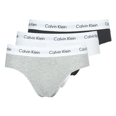 Calvin Klein Jeans COTTON STRECH HIP BREIF X 3 Bugyik Fekete