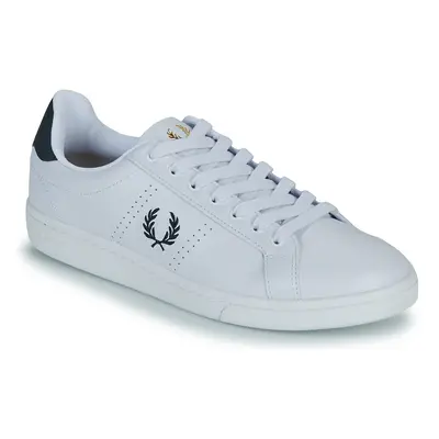 Fred Perry B721 LEATHER Rövid szárú edzőcipők Fehér