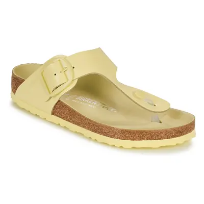 Birkenstock GIZEH BIG BUCKLE Lábujjközös papucsok Citromsárga