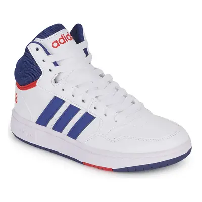 adidas HOOPS MID 3.0 K Magas szárú edzőcipők Fehér