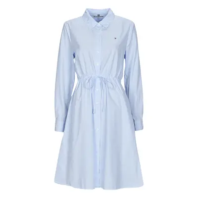 Tommy Hilfiger ITHAKA KNEE SHIRT-DRESS LS Rövid ruhák Kék