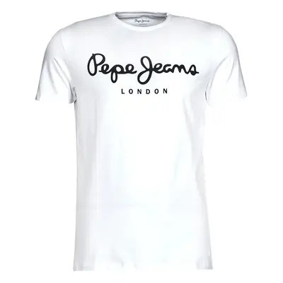 Pepe jeans ORIGINAL STRETCH Rövid ujjú pólók Fehér