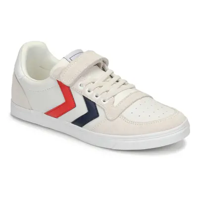 hummel SLIMMER STADIL LEATHER LOW JR Rövid szárú edzőcipők Fehér