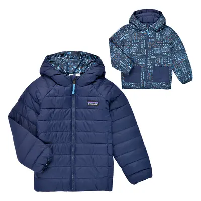 Patagonia REVERSIBLE DOWN SWEATER HOODY Steppelt kabátok Tengerész