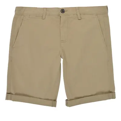 Teddy Smith SHORT CHINO Rövidnadrágok Bézs