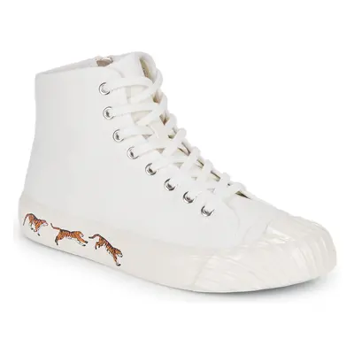 Kenzo KENZOSCHOOL HIGH TOP SNEAKERS Magas szárú edzőcipők Fehér