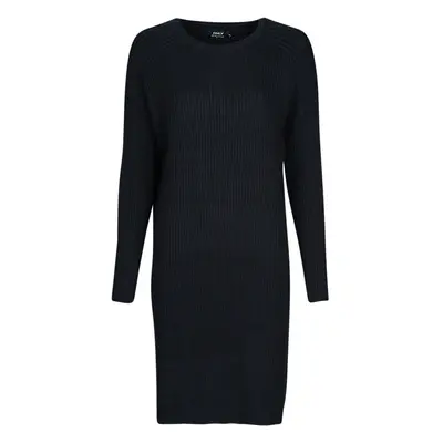 Only ONLFIA KATIA L/S DRESS CC KNT Rövid ruhák Fekete