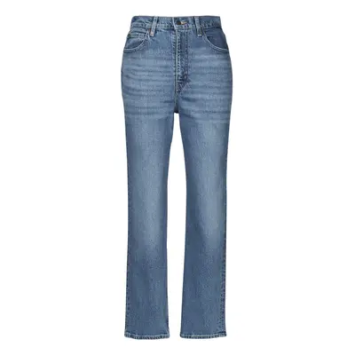 Levis 70S HIGH SLIM STRAIGHT Egyenes szárú farmerek Kék