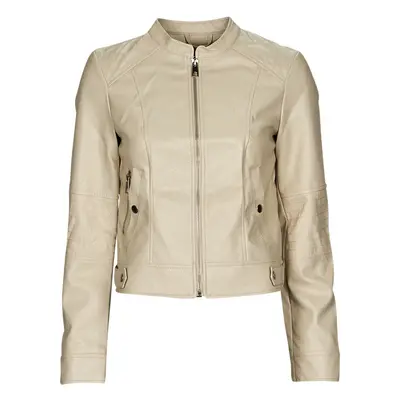 Vero Moda VMLOVE LAVINE SHORT COATED JACKET Bőrkabátok Bézs