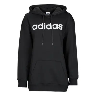 adidas W LIN OV FL HD Pulóverek Fekete