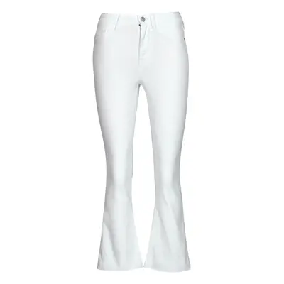 Noisy May NMSALLIE HW KICK FLARED JEANS VI163BW S* Ruhák Fehér