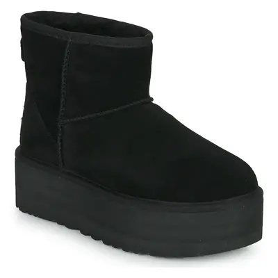 UGG W CLASSIC MINI PLATFORM Csizmák Fekete