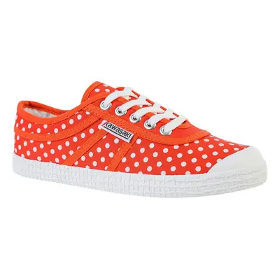 Kawasaki Polka Canvas Shoe K202421 5030 Cherry Tomato Divat edzőcipők Piros