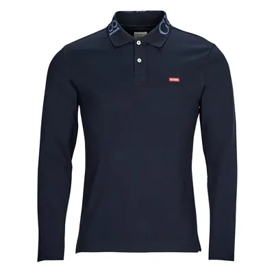 Guess OLIVER LS POLO Hosszú ujjú galléros pólók Tengerész