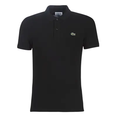 Lacoste PH4012 SLIM Rövid ujjú galléros pólók Fekete