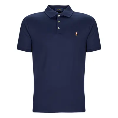 Polo Ralph Lauren POLO COUPE DROITE EN PIMA COTON Rövid ujjú galléros pólók Tengerész