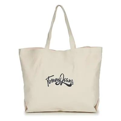 Tommy Jeans TJW CANVAS TOTE NATURAL Bevásárló szatyrok / Bevásárló táskák Bézs