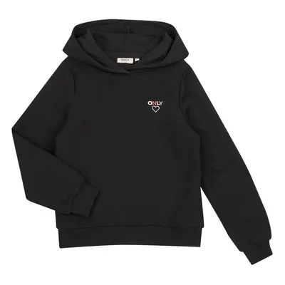 Only KOGNOOMI L/S LOGO HOOD SWT NOOS Pulóverek Fekete