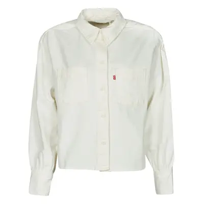 Levis ZOEY PLEAT UTILITY SHIRT Ingek / Blúzok Fehér