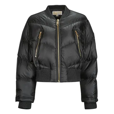 MICHAEL Michael Kors CHEVRON QUILTED BOMBER Steppelt kabátok Fekete