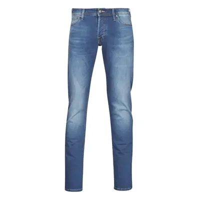 Jack & Jones JJIGLENN Slim farmerek Kék