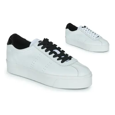 Superga WHITE BLACK Rövid szárú edzőcipők Fehér