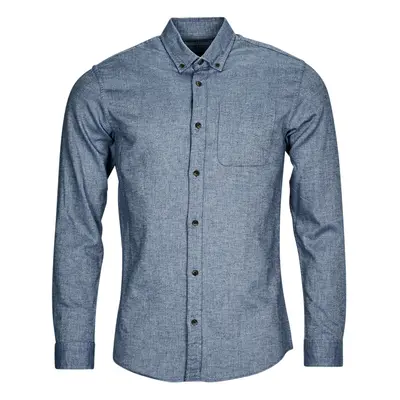 Jack & Jones JJECLASSIC MELANGE SHIRT LS SN Hosszú ujjú ingek Kék